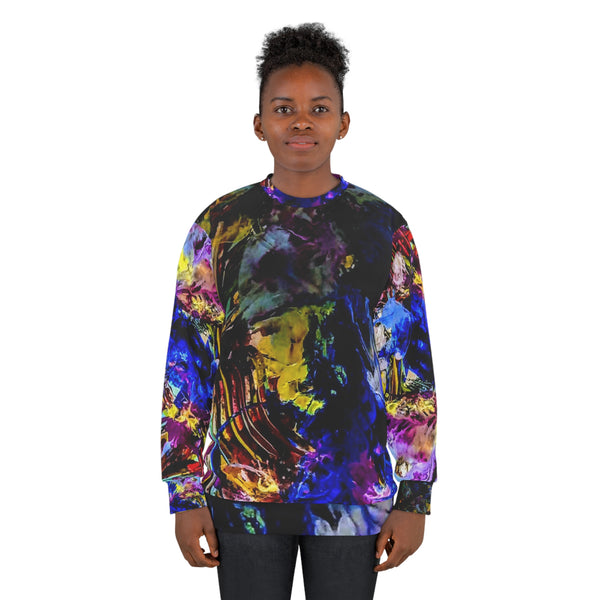 MYSTERY MAN Wearable Art Unisex Sweatshirt