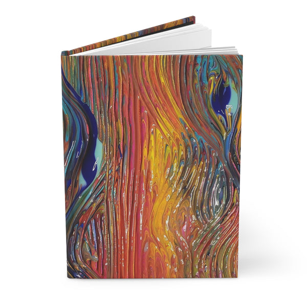 GO WITH THE FLOW  Hardcover Journal Matte