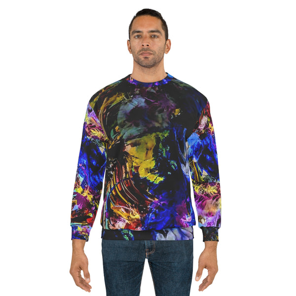 MYSTERY MAN Wearable Art Unisex Sweatshirt