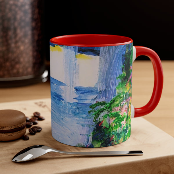SECRET ISLAND CAVE 3 Accent Coffee Mug, 11oz