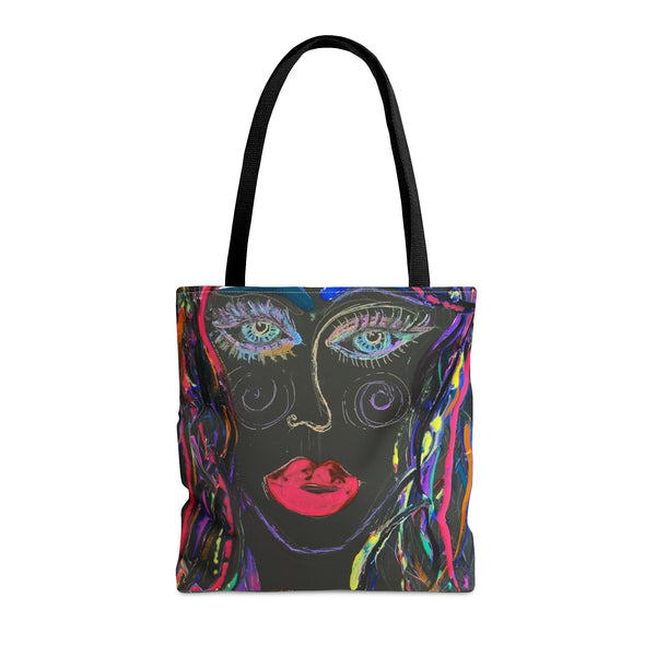NEON ROSE Tote Bag