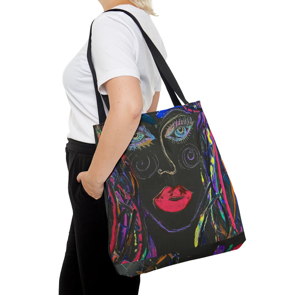 NEON ROSE Tote Bag