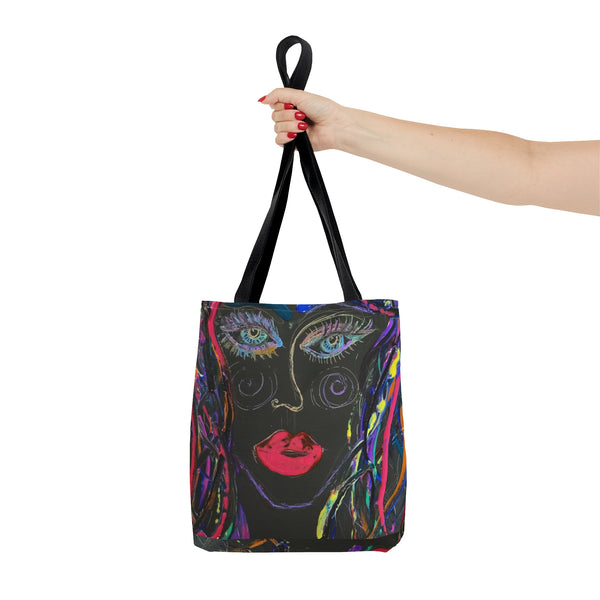 NEON ROSE Tote Bag