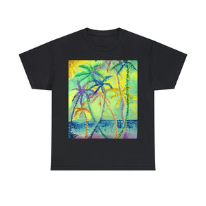 Wearable Art  T-Shirt  --Evening Palms---