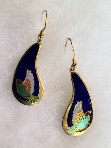 Lovely Natures Best by Laura Burch "Swallows"  Earrings