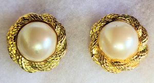 Marvelous  Marvella  Vintage Pearl Earrings