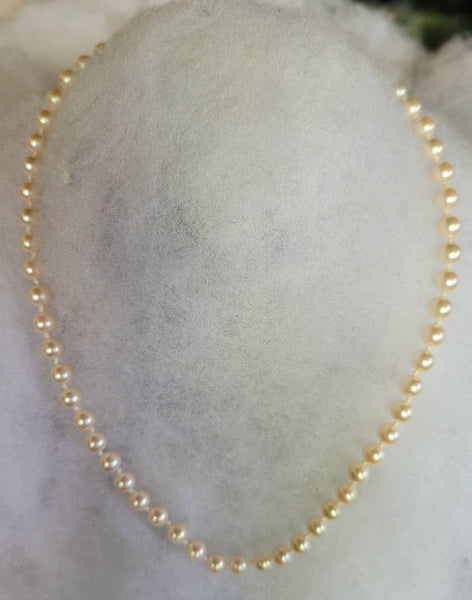 Magical  Marvella Vintage Faux Pearl Necklace