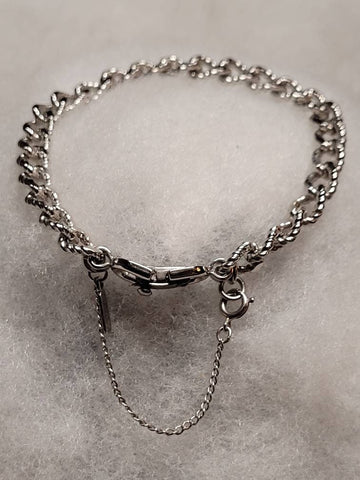 Monet Sweet Silver Vintage Bracelet