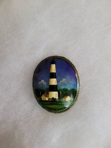 Bodie Island Lighthouse  Original Art  Pin by C. TpuzopceBo 2000