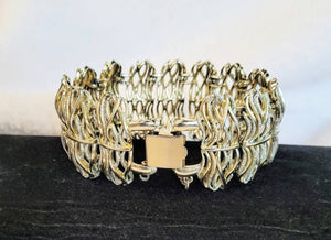 Coro Class Vintage  Silver Artsy Bracelet