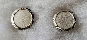 Swank Silver Cuff Links Mid Century Men's Collection Classic Suave Style. Vintage Designer Cufflinks Valentines For Him..?