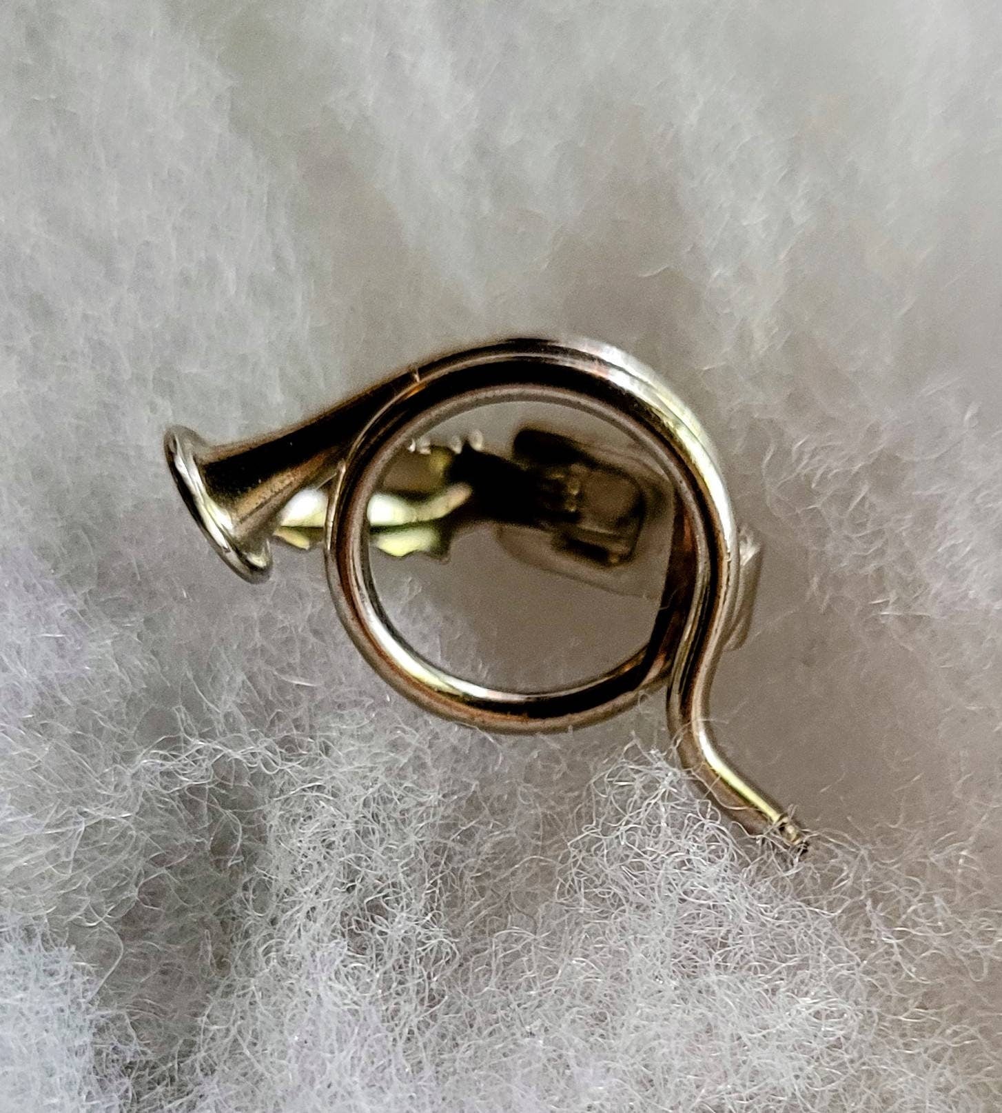 Mid Century Vintage French Horn Tie Bar Perfect Music Man Gift Musical  Vintage French Horn Clip For Hat Scarf Lapel Beret Of Course The Tie