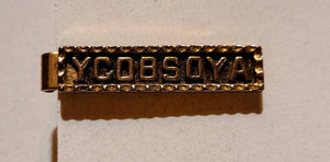 Golden Era "Real Statement" Funny.. Motivation Vintage Tie Bar YCDBSOYA "You Can't Do Business Sitting On Your Ass". Or Assumtions Or Assets