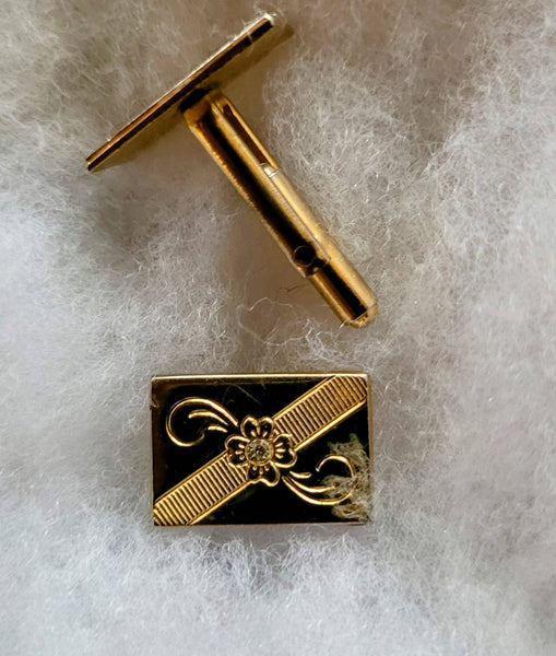 Dial to Style Classic Cufflinks Gorgeous Golden Era Gold Vintage Treasures. Smart Sophisticated Style.