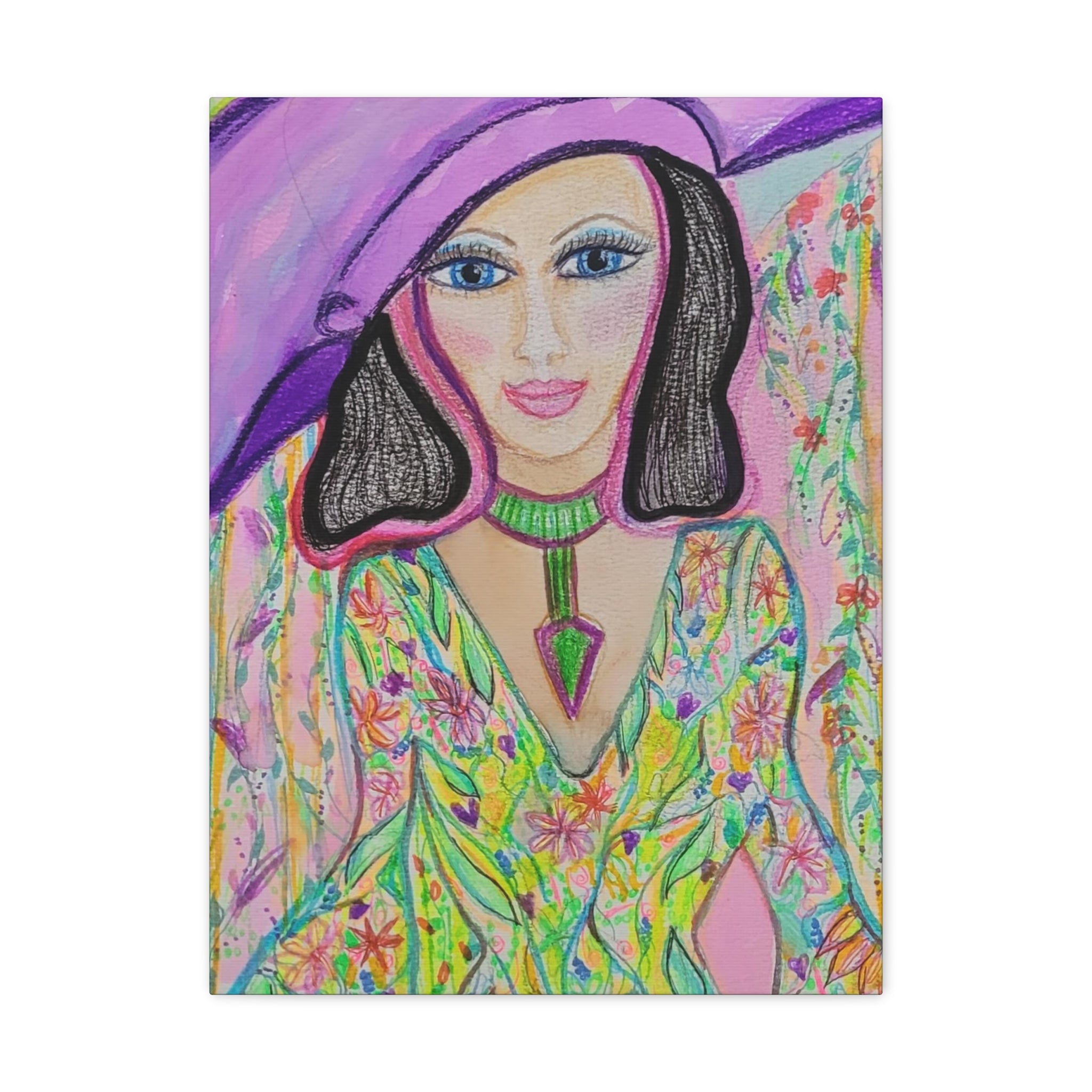 Gallery    Touch Of Purple  Canvas Print