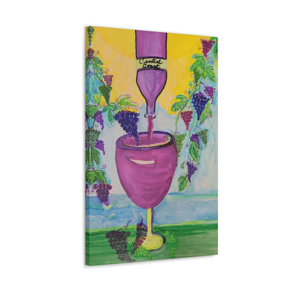 Gallery  - Grape To Glass -  Canvas Print