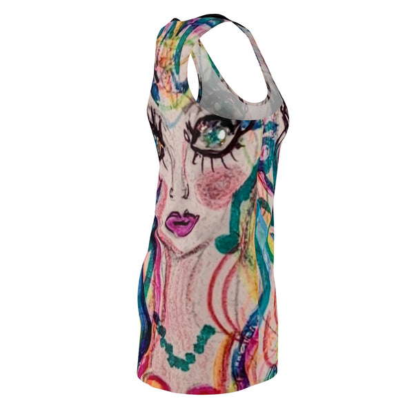 BETTY   Wearable Art Racerback Dress