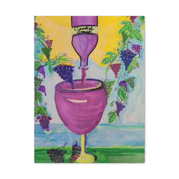 Gallery  - Grape To Glass -  Canvas Print