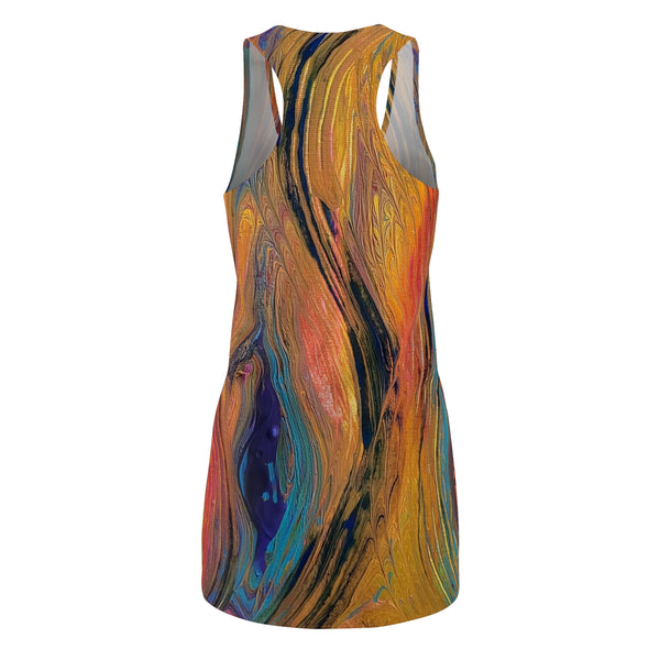 GOING WITH THE FLOW  Women's  Racerback Dress (AOP)