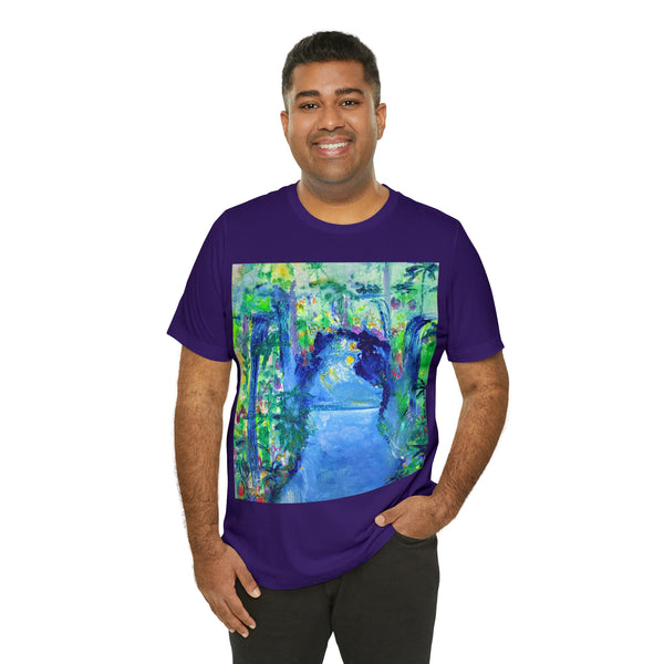 SECRET ISLAND CAVE 2 Wearable Art Unisex Jersey Short Sleeve Tee