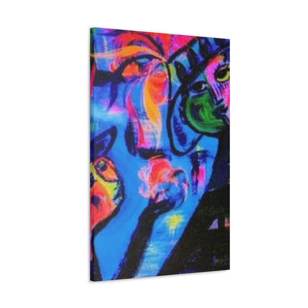 Gallery  - Neon Love-    Printed Canvas