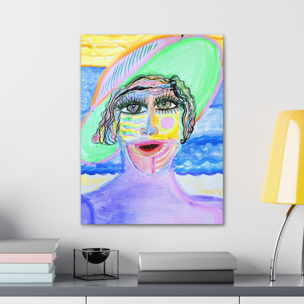 Gallery  - Sunbathing With Selma -  Canvas Print