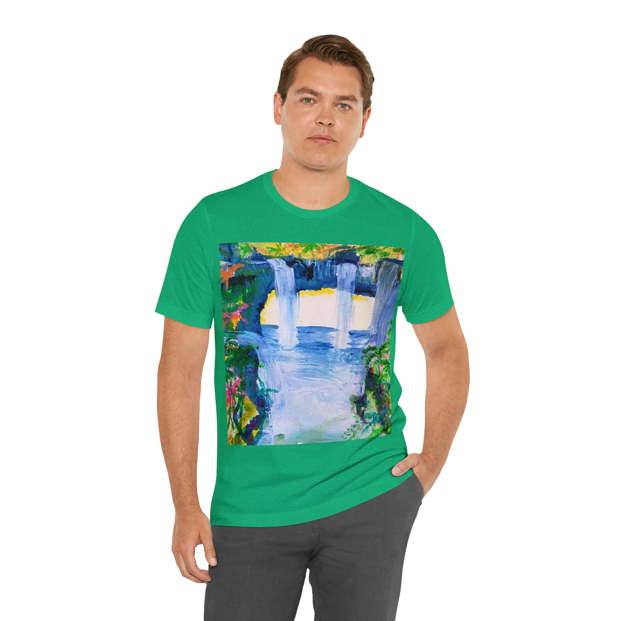 SECRET ISLAND CAVE 3  Unisex Jersey Short Sleeve Tee