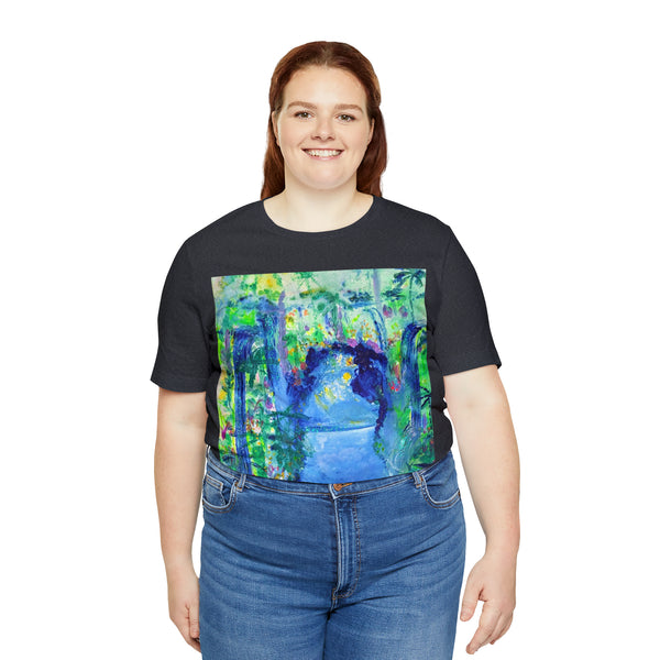 SECRET ISLAND CAVE 2 Wearable Art Unisex Jersey Short Sleeve Tee