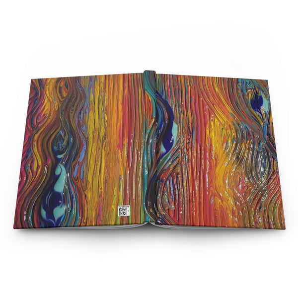 GO WITH THE FLOW  Hardcover Journal Matte