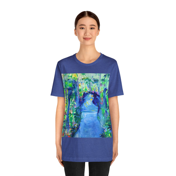SECRET ISLAND CAVE 2 Wearable Art Unisex Jersey Short Sleeve Tee