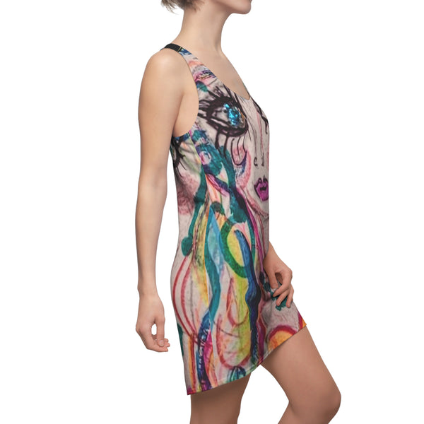 BETTY   Wearable Art Racerback Dress
