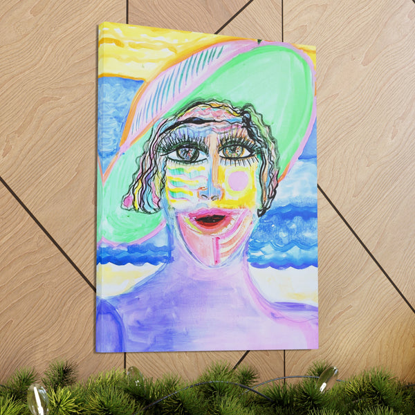 Gallery  - Sunbathing With Selma -  Canvas Print