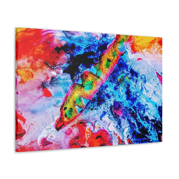 Fred Fancy Fish Canvas Gallery Wraps