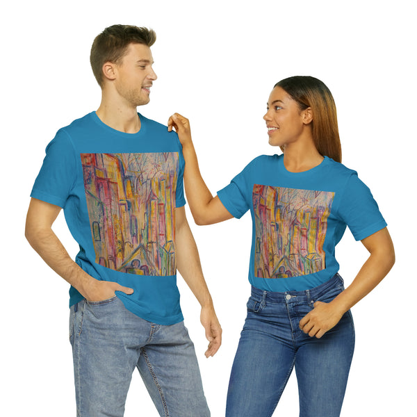 TWO TOAST THE TOWN Unisex Jersey Short Sleeve Tee