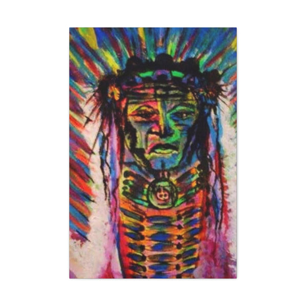 Gallery   Divided One   Neon Indian Collection         Canvas Print