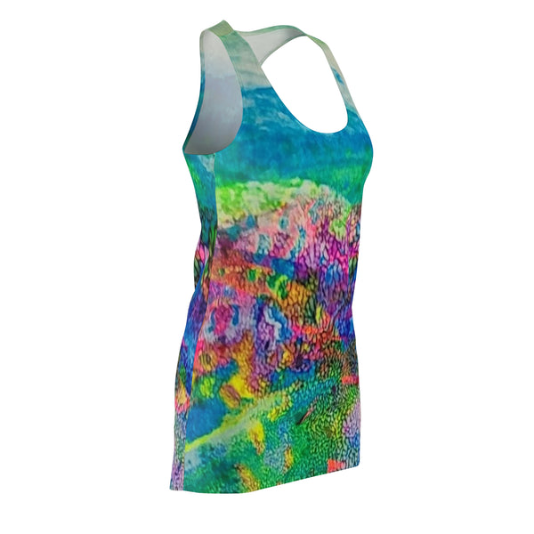 COLOR COMET Women's  Racerback Dress