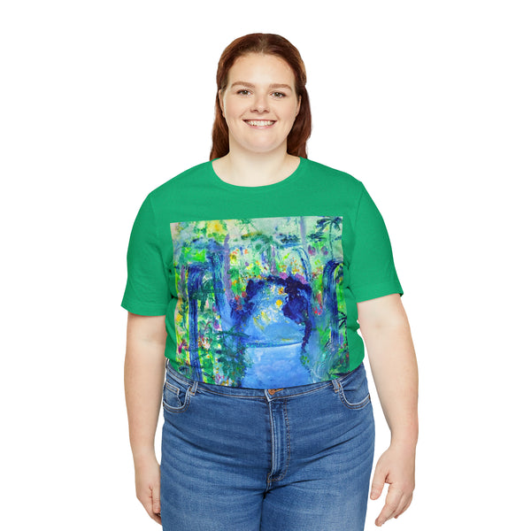 SECRET ISLAND CAVE 2 Wearable Art Unisex Jersey Short Sleeve Tee