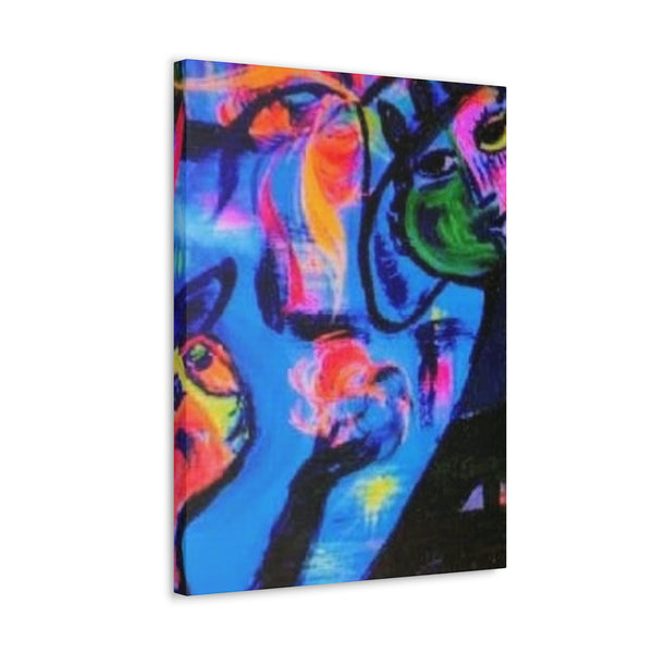 Gallery  - Neon Love-    Printed Canvas