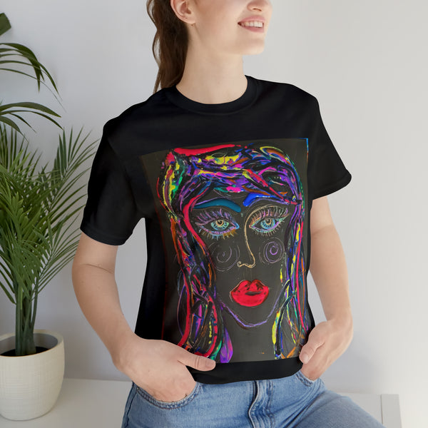 NEON ROSE  Unisex Jersey Short Sleeve Tee