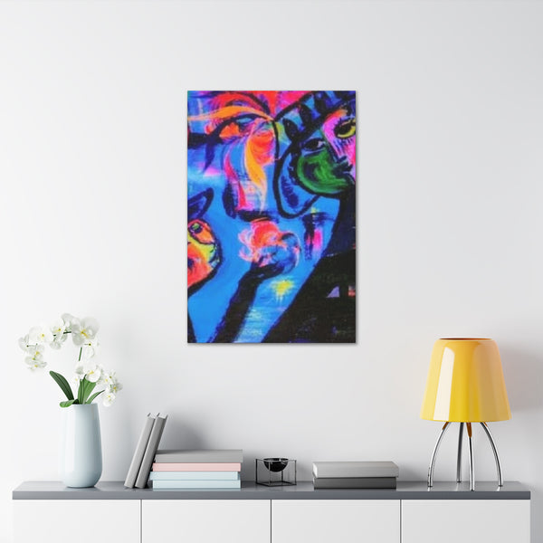 Gallery  - Neon Love-    Printed Canvas