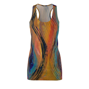 GOING WITH THE FLOW  Women's  Racerback Dress (AOP)