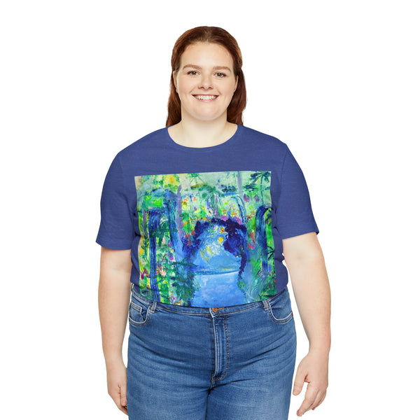SECRET ISLAND CAVE 2 Wearable Art Unisex Jersey Short Sleeve Tee
