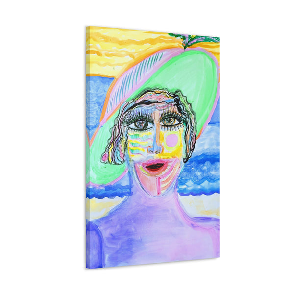 Gallery  - Sunbathing With Selma -  Canvas Print