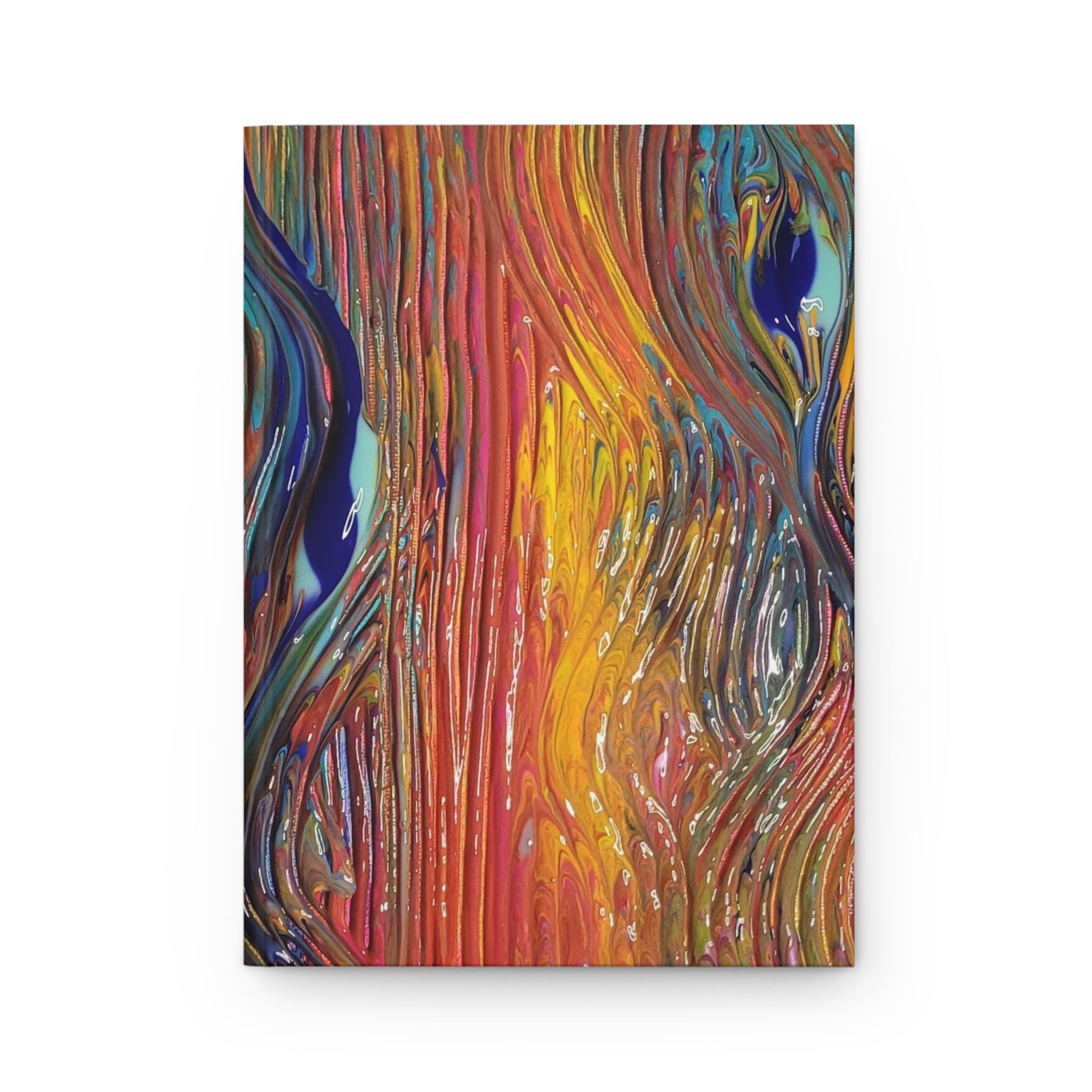 GO WITH THE FLOW  Hardcover Journal Matte