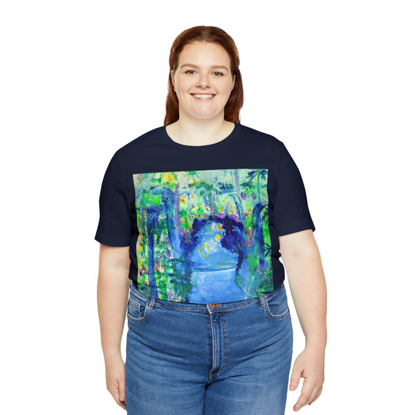 SECRET ISLAND CAVE 2 Wearable Art Unisex Jersey Short Sleeve Tee