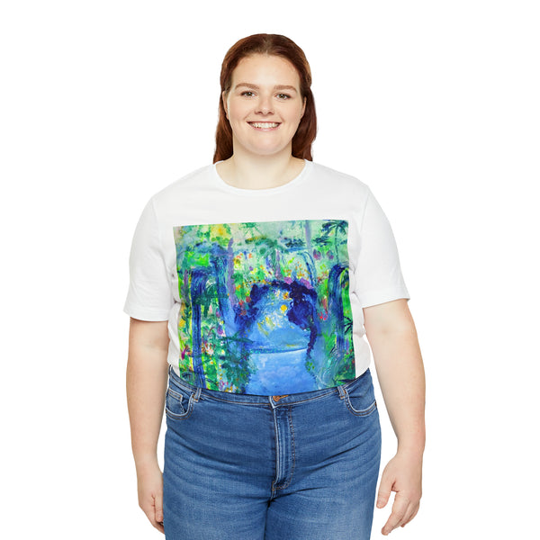 SECRET ISLAND CAVE 2 Wearable Art Unisex Jersey Short Sleeve Tee