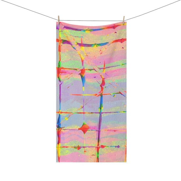 NEON LINES  Mink-Cotton Towel