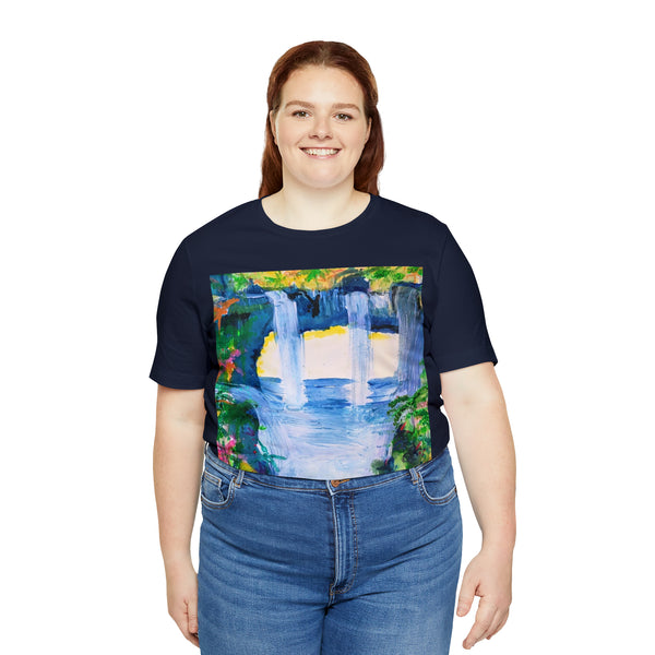 SECRET ISLAND CAVE 3  Unisex Jersey Short Sleeve Tee