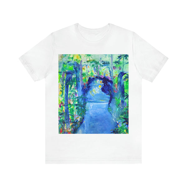 SECRET ISLAND CAVE 2 Wearable Art Unisex Jersey Short Sleeve Tee