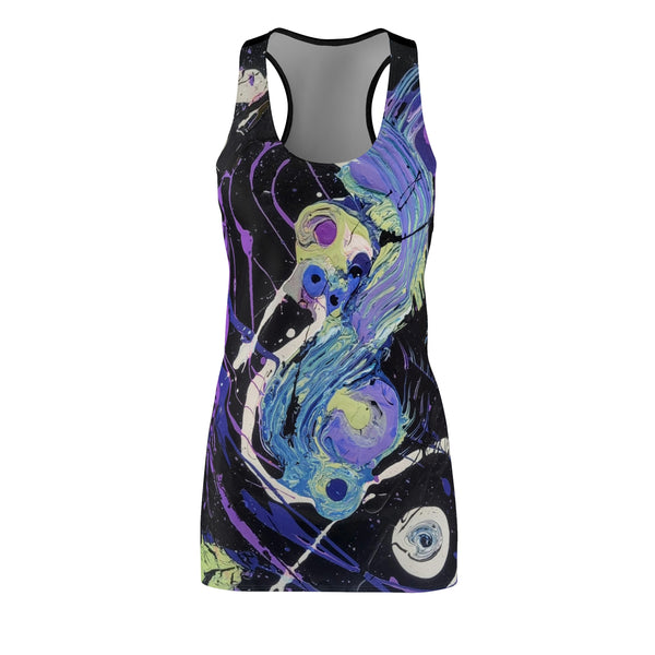 PURPLE  SHADE Women's Racerback Dress